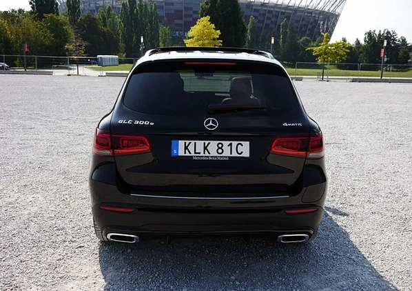 Mercedes-Benz GLC cena 215900 przebieg: 60870, rok produkcji 2021 z Małogoszcz małe 781